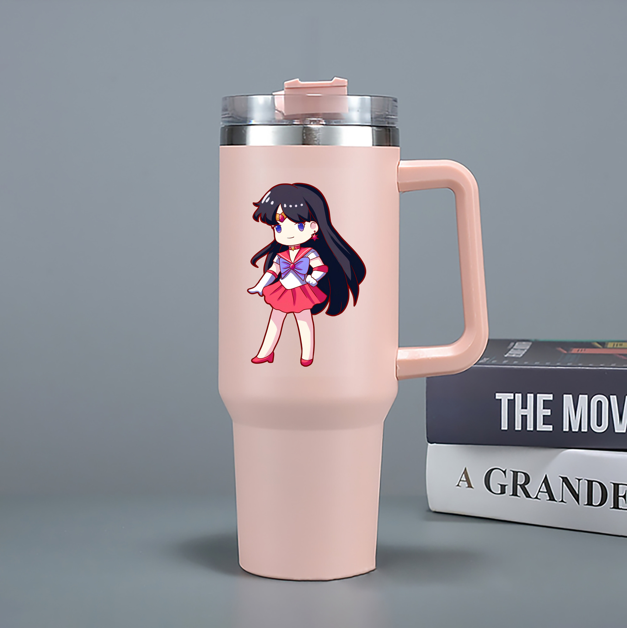 （画像用） 美少女戦士セーラームーン 火野レイ ひの レイ Sailor Moon Hino Rei （セーラーマーズ,Sailor Mars） 1200mL車用タンブラー（カラープリント）